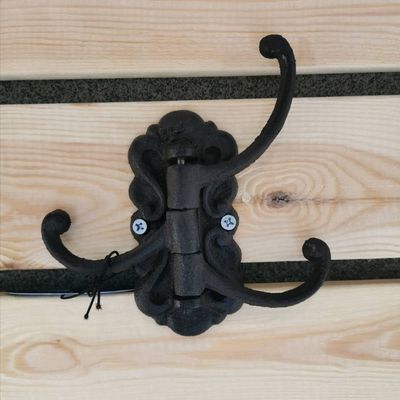 chất lượng Vintage Black Iron Hooks Cast Iron Crafts For Entryway nhà máy sản xuất