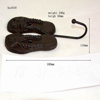 chất lượng Home Decoration Wrought Iron Coat Hooks Cast Iron Crafts nhà máy sản xuất