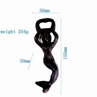 chất lượng Customized Mermaid Cast Iron Wine Bottle Opener For Bar nhà máy sản xuất