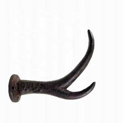 chất lượng Deer Antler Cast Iron Wall Hooks Cast Iron Crafts Rust nhà máy sản xuất