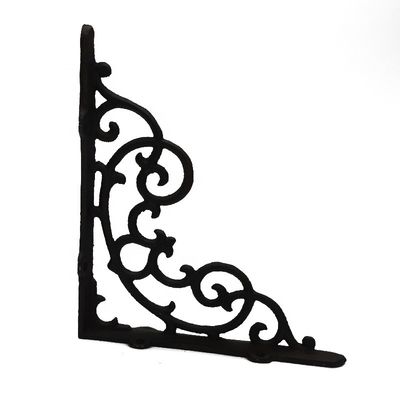 chất lượng Vintage Classic Pattern Cast Iron Shelf Bracket For Shop nhà máy sản xuất