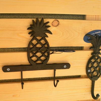 chất lượng Pineapple Vintage Wall Mounted Key Hanger  Cast Iron Crafts nhà máy sản xuất