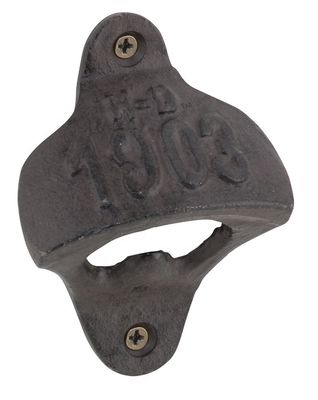 chất lượng Wall Mount Iron Bottle Opener Cast Iron Crafts For Bar Club nhà máy sản xuất