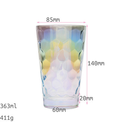 chất lượng Iridescent Honeycomb Tumbler Drinking Glasses For Bar nhà máy sản xuất