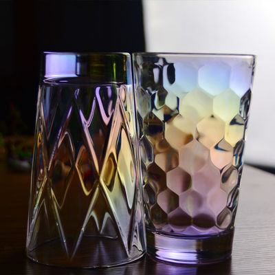chất lượng Iridescent Honeycomb Tumbler Drinking Glasses For Bar nhà máy sản xuất