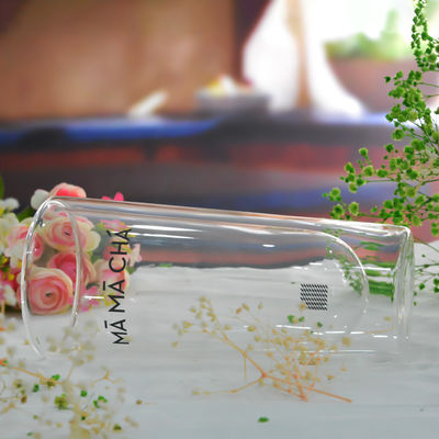 chất lượng Double Wall Heat Resistant Round Tall Tumbler Glass nhà máy sản xuất