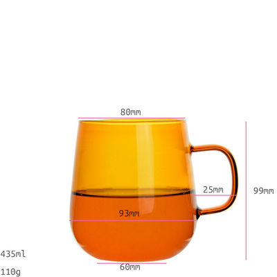 chất lượng Colored High Borosilicate Tumbler Drinking Glasses nhà máy sản xuất