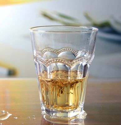 chất lượng Stemless Embossed Multiple Tangent 10 Oz Glass Tumbler nhà máy sản xuất