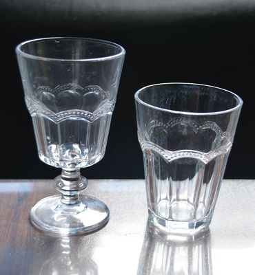 chất lượng Stemless Embossed Multiple Tangent 10 Oz Glass Tumbler nhà máy sản xuất