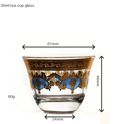 chất lượng High End Luxury Gold Decal Decorated Tumbler Drinking Glasses nhà máy sản xuất