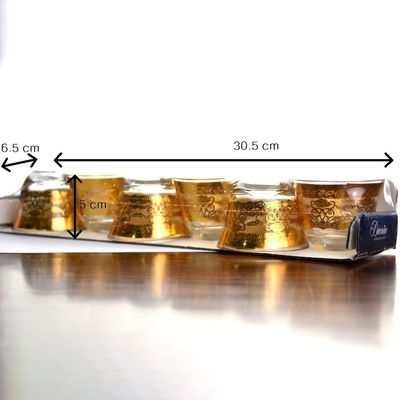 chất lượng High End Luxury Gold Decal Decorated Tumbler Drinking Glasses nhà máy sản xuất