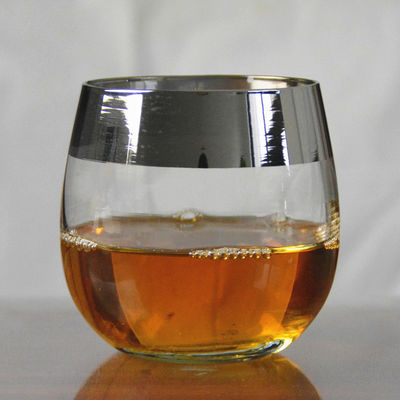 chất lượng Silver Rim Ion Plated Platinum Tumbler Drinking Glasses nhà máy sản xuất