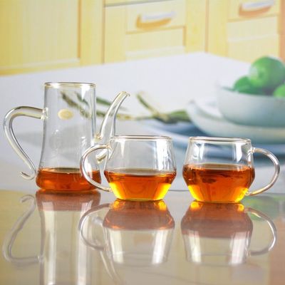 chất lượng Borosilicate Heat Resistant Tea Glass Mug With Handle nhà máy sản xuất