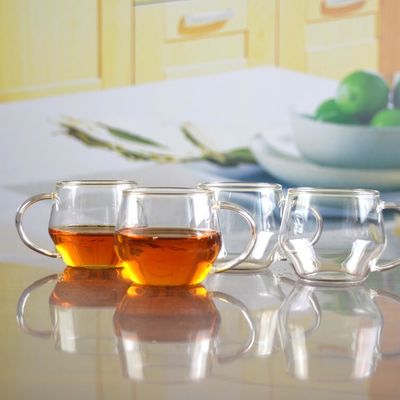 chất lượng Borosilicate Heat Resistant Tea Glass Mug With Handle nhà máy sản xuất