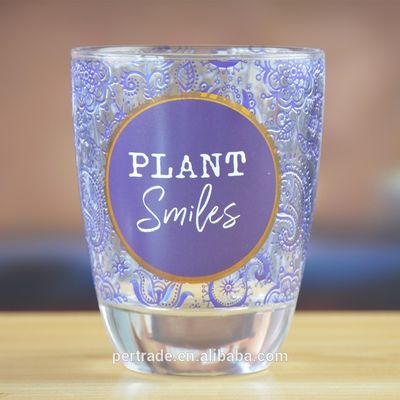 chất lượng Heavy Duty Tumbler Drinking Glasses With Decorated Pattern nhà máy sản xuất
