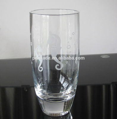 chất lượng Heavy Duty Tumbler Drinking Glasses With Decorated Pattern nhà máy sản xuất