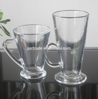 chất lượng Irish Style Machine Made Crystal Whisky Tumblers With Handle nhà máy sản xuất