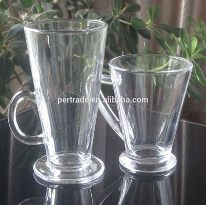 chất lượng Irish Style Machine Made Crystal Whisky Tumblers With Handle nhà máy sản xuất