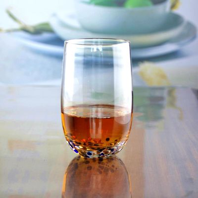 chất lượng Red Stars Bottomed Creative Macadam Tumbler Drinking Glasses nhà máy sản xuất