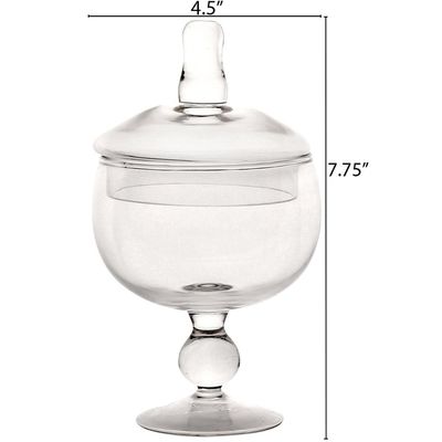 chất lượng Multipurpose Set Of 3 Clear Glass Jars For Kitchen nhà máy sản xuất