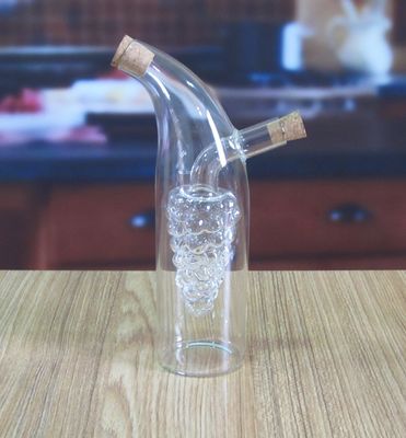 chất lượng Double Layer Grape Shape Glass Canister With Lid For Oil nhà máy sản xuất
