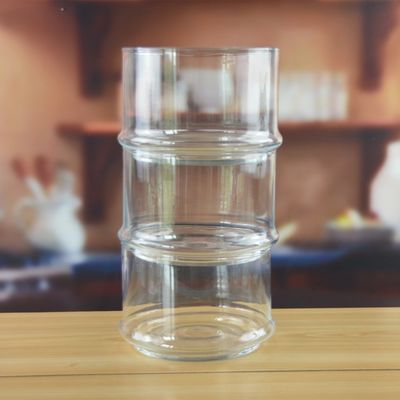 chất lượng Stackable 3 Layers Tower Shaped Glass Storage Jars nhà máy sản xuất