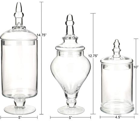 chất lượng Bird Handle Glass Canister With Lid nhà máy sản xuất