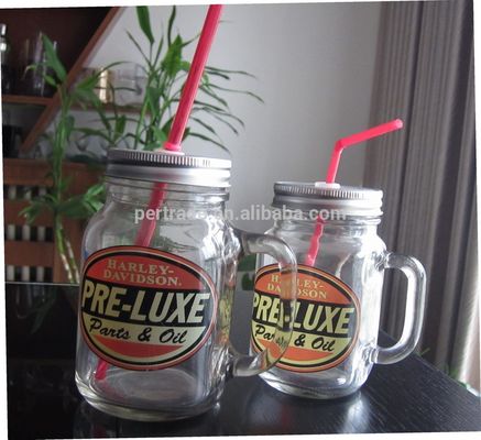 chất lượng Color Diamonds Fonts Handpainted Glass Container For Kitchen nhà máy sản xuất