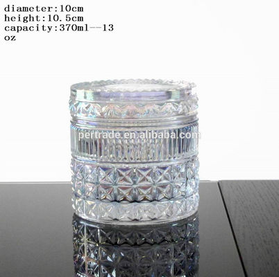 chất lượng Glass Storage Jars With Lid For Wax nhà máy sản xuất