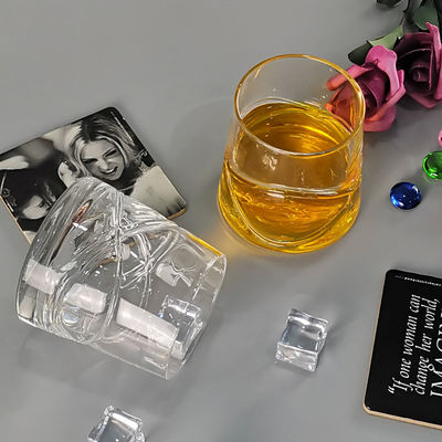 chất lượng Inlaid Arc Design Handmade Whiskey Glass nhà máy sản xuất