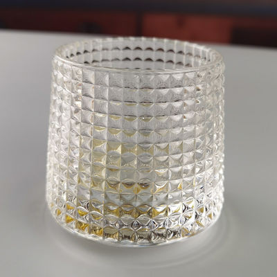chất lượng Lead Free  FDA Embossed Handmade Whiskey Glass Turning Bottom nhà máy sản xuất