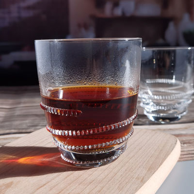 chất lượng Creative Hemp Rope Winding Tumbler Drinking Glasses Lead Free nhà máy sản xuất