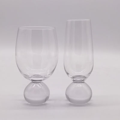 chất lượng Ball Stemmed Lead Free Crystal Highball Tumblers For Champagne nhà máy sản xuất